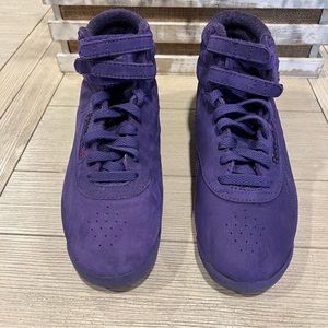 Vintage Purple High Top Reeboks Size 8 1/2